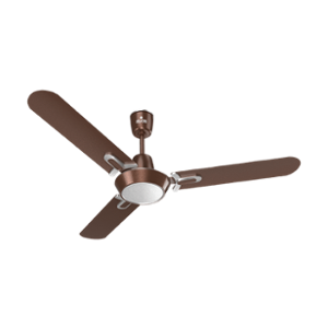 Polycab Regalia 75W 400rpm Pearl Woodland Brown Silver Ceiling Fan, Sweep: 1200 mm