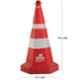Nilkamal 750mm Traffic Safety Cone with 2m Chain & 2 Hooks (Pack of 2)