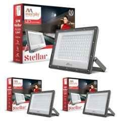 Murphy Stellar 50W 6500K Aluminium Cool White LED Flood Light for Outdoor (Pack of 3)