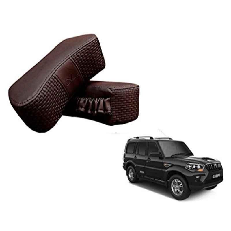 Kozdiko 2 Pcs Memory Foam Cola Neck Rest Cushion Pillow Set for Mahindra Scorpio