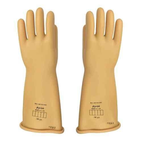 Buy Gripwell 10 Inch Rubber Chemical Resistant Off White Hand Gloves (Pack  of 10) Online At Price ₹949