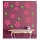 Kayra Decor 16x24 inch PVC Floral Wall Design Stencil, KHS385