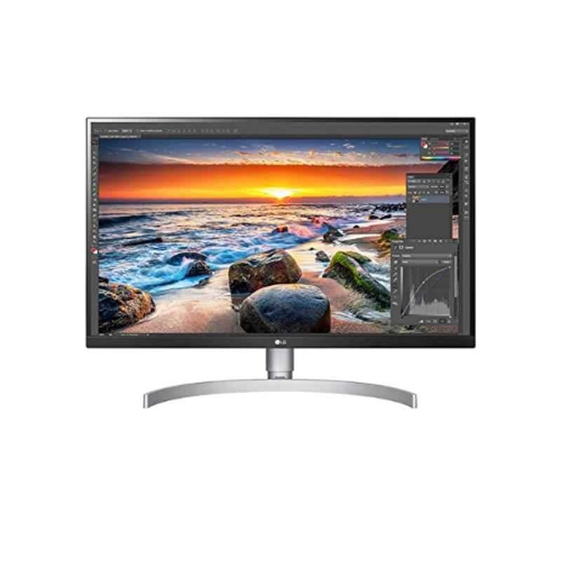 LG 27UL850 27 inch UHD (3840x2160p) IPS Display with VESA Display Monitor HDR 400 & USB Type-C Connectivity, White