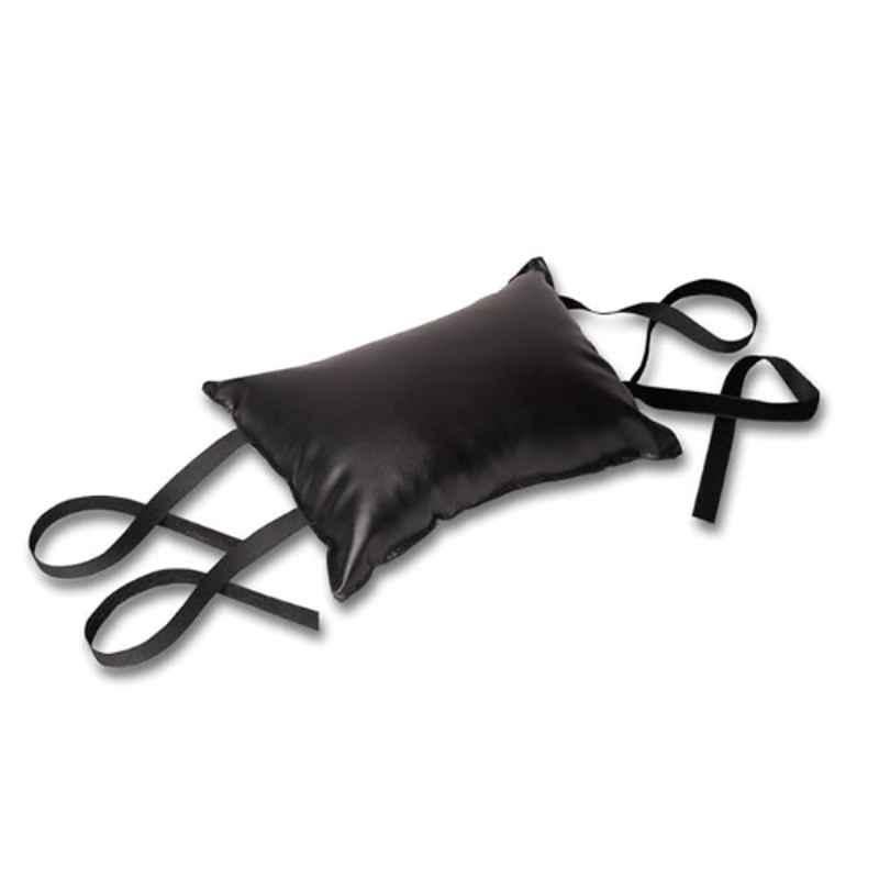 Rose 30x18cm Faux Leather Black Head &a; Neck Rest Cushion Pillow for High Back Executive Chair-picture-19