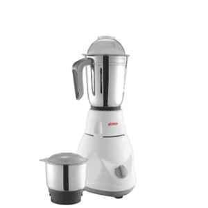 Almo Super Smart Turbo 550W White & Grey Hybrid Copper Motor Mixer Grinder with 2 Jars, Blend Master Treo