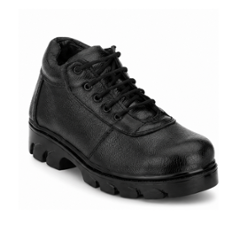Rigau 1084 Black Leather Steel Toe Work Safety Shoes, Size: 10