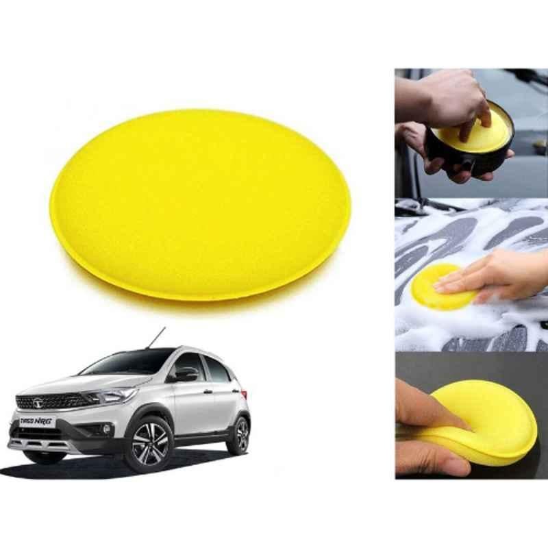 Auto Pearl Polyurethane Beige Washing & Waxing Polish Foam Sponge for Tiago NRG