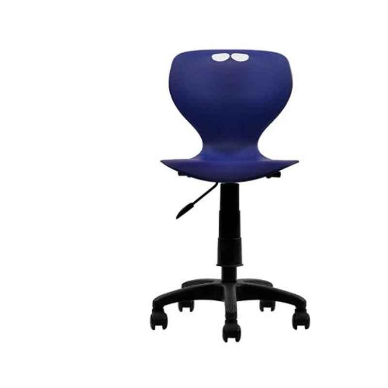 Dicor Seating DS49 Seating Plastic Blue Low Back Office Chair (Pack of 2)