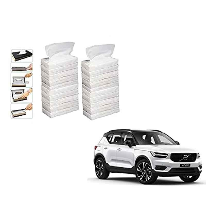 Kozdiko 100 Pulls Dispenser Box Refiller Tissue Paper with 200 Sheets for Volvo XC40 (Pack of 20)