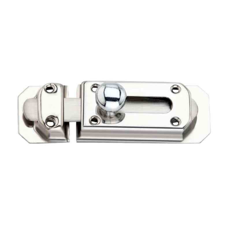 Sardar Stainless Steel Push to Close Tower Bolt (Pack of 2)