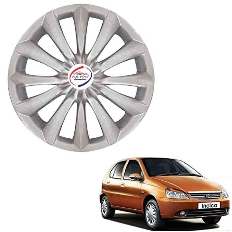 Buy Auto Pearl 4 Pcs 13 inch ABS Silver DZRSL28 Hubcap Wheel Cover Set