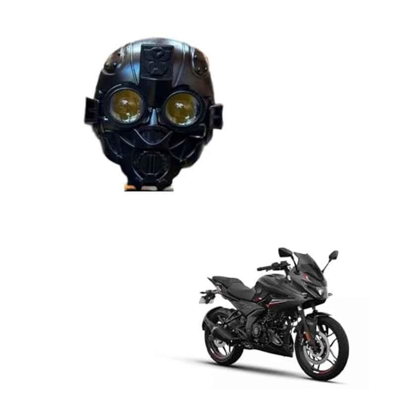 Kozdiko 55W Yellow & White 4 Pattern Bumble Bee Face Transformers Fog Light for Bajaj Pulsar F 250, gf5eoencu165