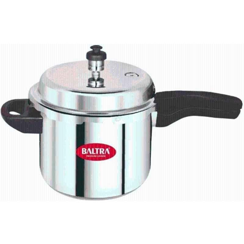 Baltra Triva Dlx 5 Litre Stainless Steel Silver Outer Lid Induction Base Pressure Cooker, BTP-230