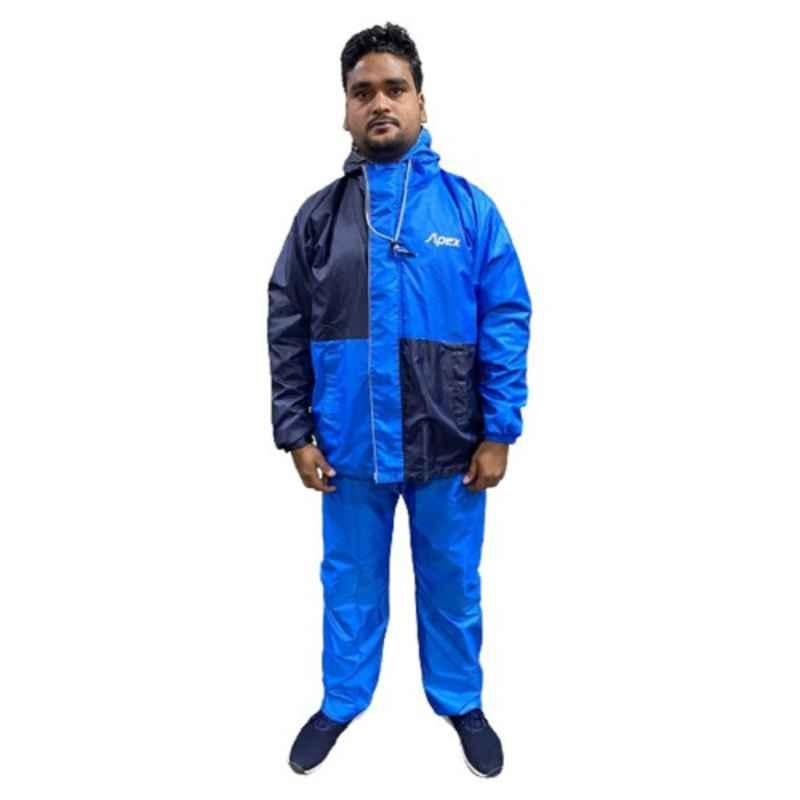 Apex Polyester Multicolour Raincoat, 907, Size: L