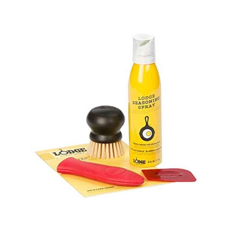 Lodge Seasoned Cast Iron Care Pan Kit
