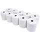 MME OKHDS04 50m 80mm White Machine Thermal Paper Roll, TPR3 (Pack of 10)