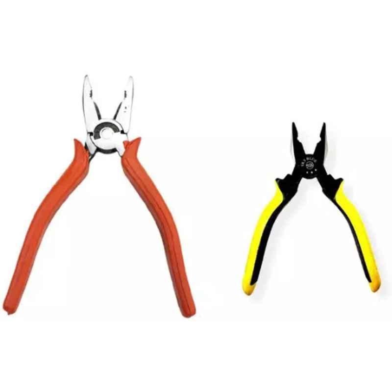 Sky Blue 2 Pcs 7.8 inch Lineman Plier Combo, SBE_PLIER COMBO_543