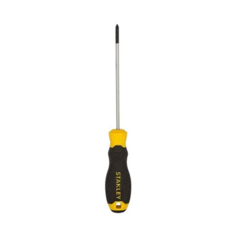 Stanley PH0x100mm CrV Cushion Grip Phillips Screwdriver with Magnetic Tip, STMT60801-8