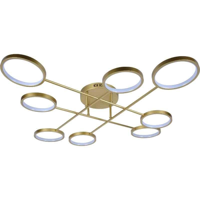 V-Tac 7866 105W LED DECORATIVE CEILING LAMP (115*115*15) - CCT: 3000K - GOLD PAINTING