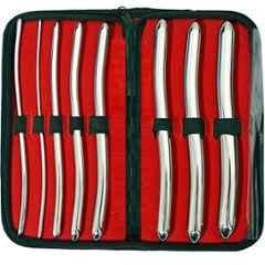 Skybound 8 Pcs Stainless Steel Hegar Uterine Dilator Set with Carrying Case, SK-1009