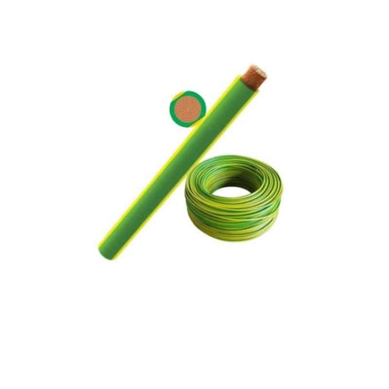 RR 90m 0.75mm Pure Copper Single Core Yellow & Green Multi Strand Flexible Cables