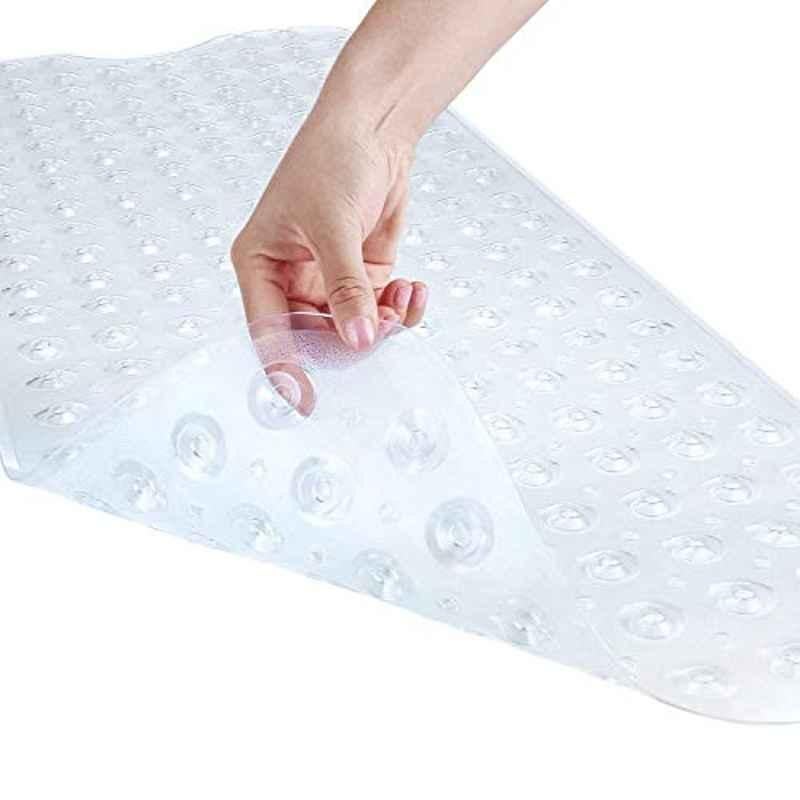 Rubik 39x16 inch Plastic Clear Non Slip Tub Mat