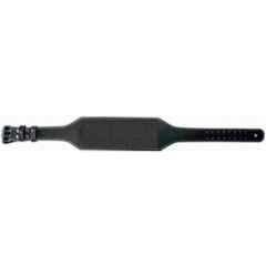 QUIT-X Suede Leather Black Double Prong Back & Lumbar Support Power Belt for Powerlifting, Size: Free