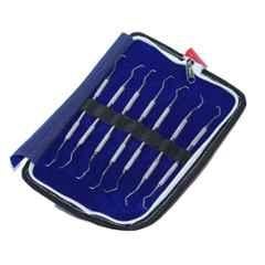 Forgesy 7 Pcs Stainless Steel Periodontal Gracey Curettes Set, X45
