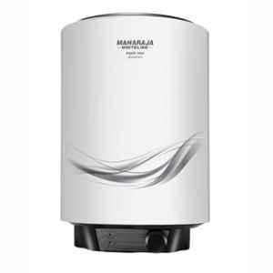 Maharaja Whiteline Aquis Neo 25 Litre 2000W White & Black Storage Geyser, WH-179