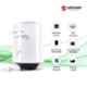 Sameer Sicuro Glassline 10L 2000W Metal White Storage Water Geyser