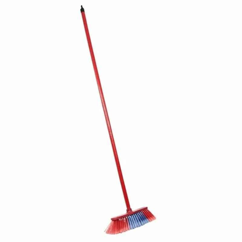 Moonlight Soft Broom With Stick, 20218, 120cm, Red