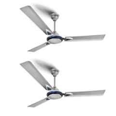 Longway Starlite-1 50W Silver & Blue 3 Blade Ultra High Speed Ceiling Fan, Sweep: 1200 mm (Pack of 2)