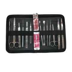 Forgesy GSS108 15 Pcs Stainless Steel Silver Dissection Kit