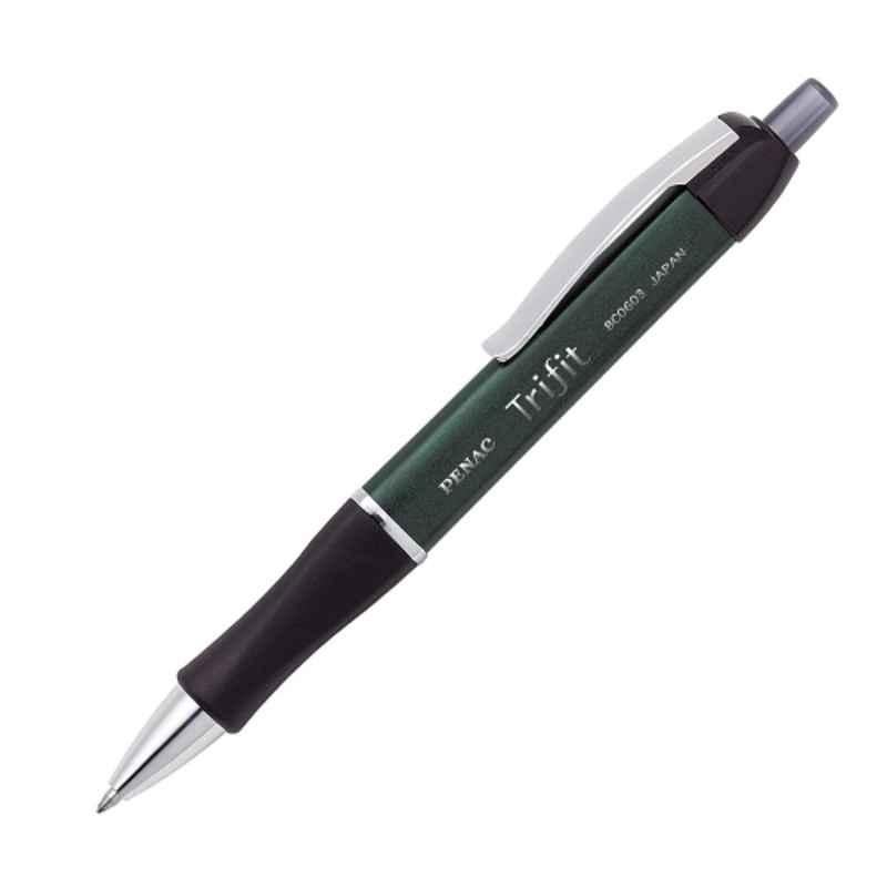 PENAC Tri-Fit Metal Blue Ball Pen, BC060512