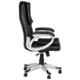 High Living Cupid Leatherette Medium Back Black Office Chair (Pack of 2)