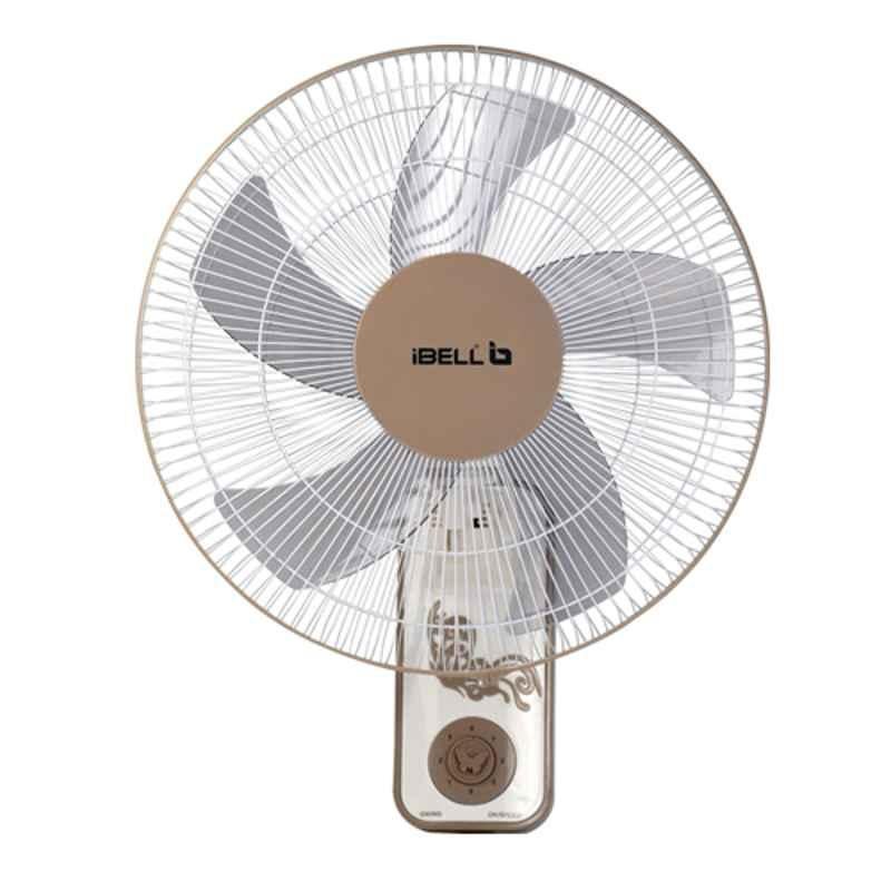 iBELL Optic 55W White High Speed Wall Fan, Sweep: 400 mm