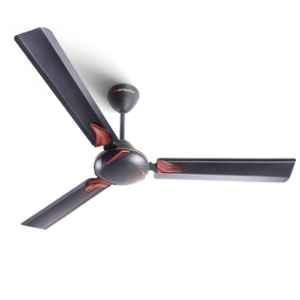 Longway Creta 50W Smoked Brown 3 Blade Ultra High Speed Ceiling Fan, Sweep: 1200 mm