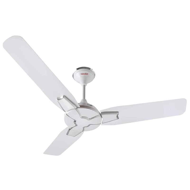 Candes Getz 400rpm White Anti Dust Decorative Ceiling Fan, Sweep: 1200 mm