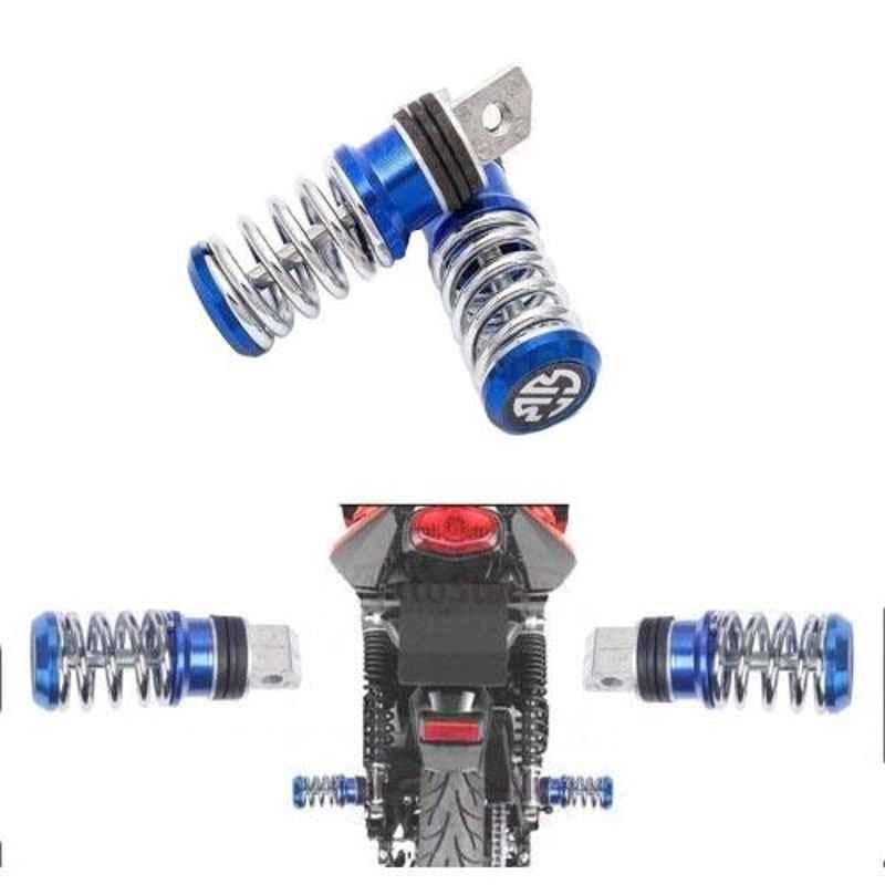 Love4ride 2 Pcs Spring Coil Foot Peg Set for All Bikes