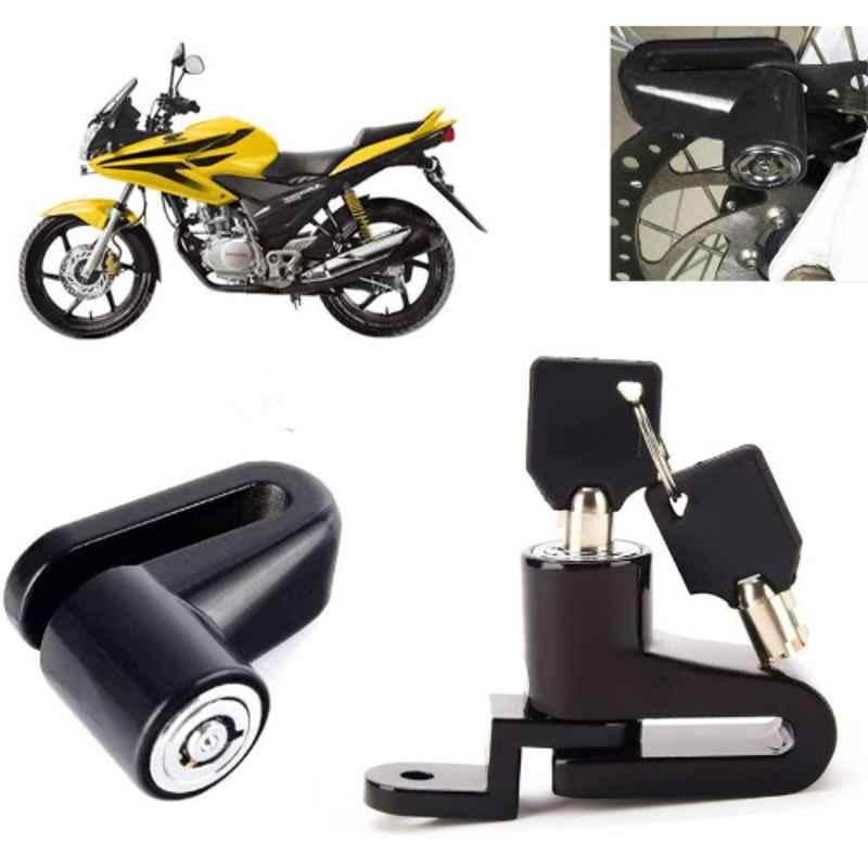 Auto Pearl Steel Black Heavy Duty Anti-Theft Disc Brake Lock for CBF 1000, Lock_321