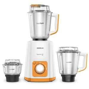 Havells Supermix NV 500W Orange Mixer Grinder with 3 Jars, GHFMGBPO050