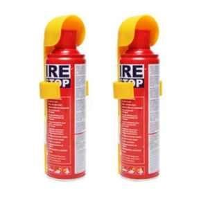 VariEx 500ml Metal ABC Powder Type Car Stop Fire Extinguisher (Pack of 2)