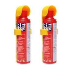 VariEx 500ml Metal ABC Powder Type Car Stop Fire Extinguisher (Pack of 2)