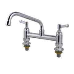 Zephyr 8 inch Brass & Zinc Alloy Black Kitchen Faucet, ZPRFD-F2