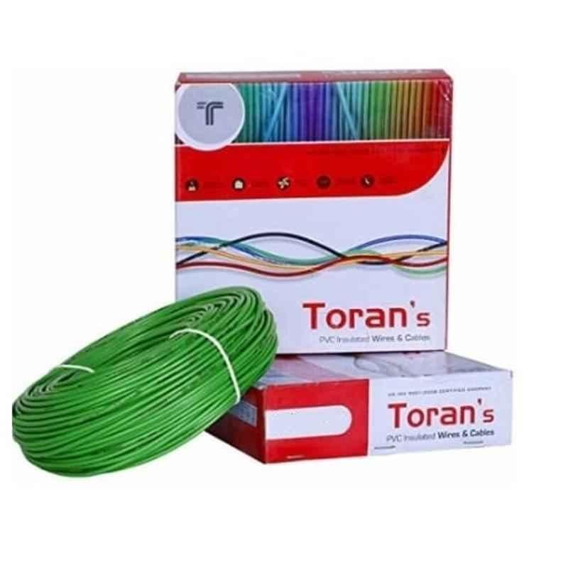 Toran 1 Sqmm 90m Green PVC Insulated Cable