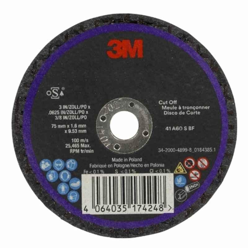 3M Cubitron 3 75x1.6x9.53mm Cut-Off Wheel, 33457