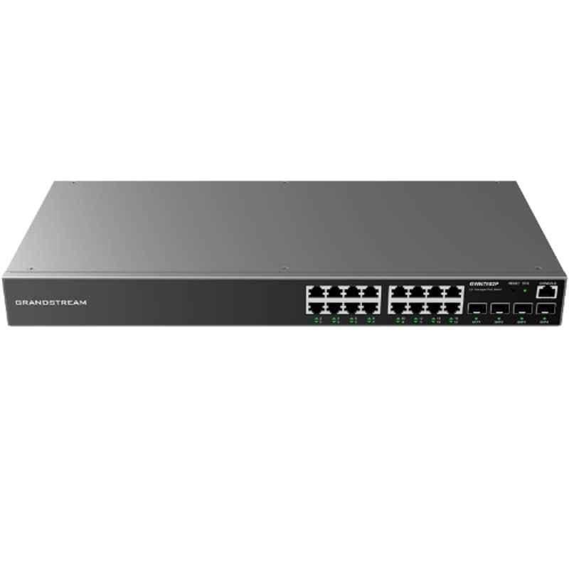 Grandstream 16x GigE & 4x SFP Enterprise Layer 2+ Managed PoE Network Switch, GWN7802P