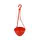 Gardens Need 5 Pcs 17x17x10cm 7 inch Nursery Red Hanging Basket