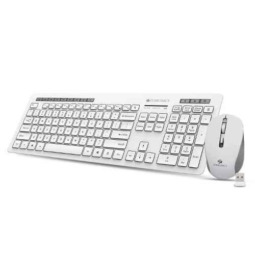 Buy Zebronics 500 2.4GHz Aluminium White Wireless