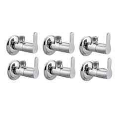 Fastgear Marc Stainless Steel Silver Chrome Finish Angle Valve, FG2107 (Pack of 6)